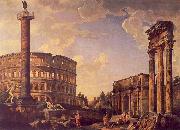 Giovanni Paolo Pannini Roman Capriccio oil